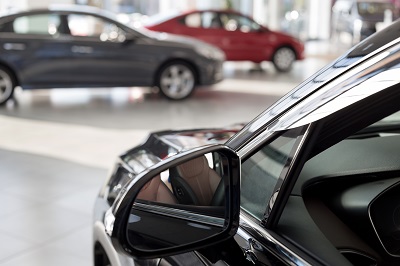 cars in show room